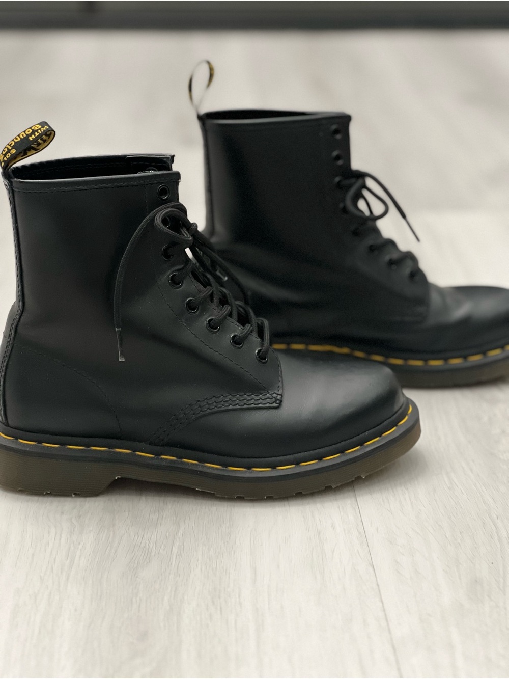 Dr. Martens 1460 Black Lace-Up Leather Boots